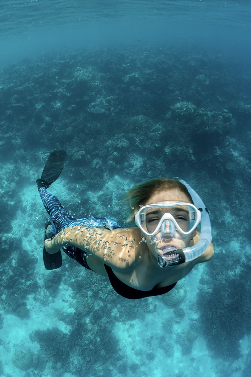 Snorkeling in Hikkaduwa